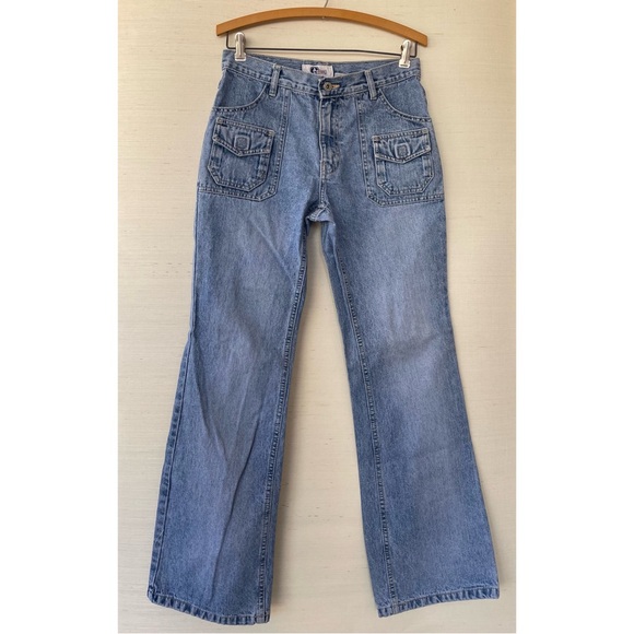 Arizona Jean Co. | Vintage 90s Y2k Light Wash Low/Mid Rise Flare Jeans - Picture 4 of 10